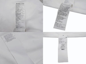 MM6 エムエムシックス ロゴラベル 半袖Ｔシャツ S52GC0236 S23962 ホワイト コットン サイズM 美品 中古 4b004530