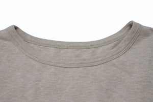 Maison Margiela メゾンマルジェラ 半袖Tシャツ リバースロゴ トップス S23984 コットン ベージュ サイズ50 美品 中古 4b004532