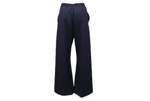 Maison Margiela メゾンマルジェラ MM6 スーツパンツ S47848 ポリエステル ウール ポリウレタン ネイビー サイズS 美品 中古 4b004534