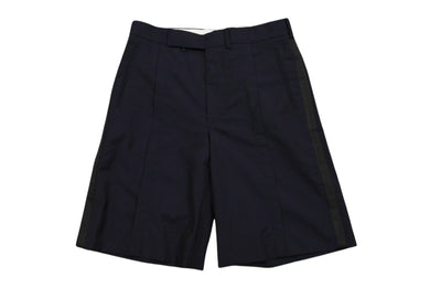 MaisonMagiela メゾンマルジェラ MM6 ラインショートパンツ スーツパンツ ネイビー サイズ46 美品 中古 4b004537