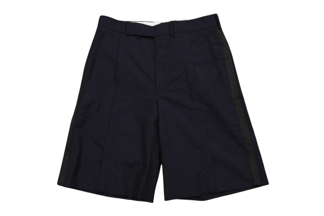 MaisonMagiela メゾンマルジェラ MM6 ラインショートパンツ スーツパンツ ネイビー サイズ46 美品 中古 4b004537