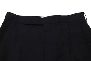 MaisonMagiela メゾンマルジェラ MM6 ラインショートパンツ スーツパンツ ネイビー サイズ46 美品 中古 4b004537