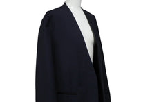 Load image into Gallery viewer, MAISON MARGIELA メゾンマルジェラ スーツジャケット テーラード イタリア製 ネイビー サイズ46 美品 中古 4b004538