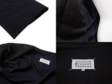 Load image into Gallery viewer, MAISON MARGIELA メゾンマルジェラ スーツジャケット テーラード イタリア製 ネイビー サイズ46 美品 中古 4b004538