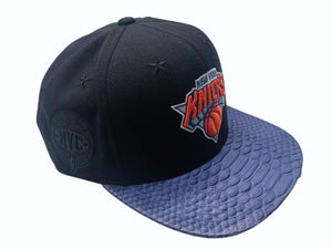 極美品 JUST DON ジャストドン NY KNICKS COSTOM ADJUSTER CAP ニックス カスタム アジャスターキャップ 中古 4b004542