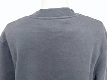 Load image into Gallery viewer, 極美品 RAFSIMONS ラフシモンズ Long Sweatshirts With Patches And Striped Ribbing スウェットシャツ 14AW ブラック サイズS 中古 4b004545
