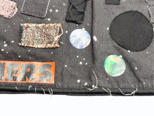 Load image into Gallery viewer, 極美品 RAFSIMONS ラフシモンズ Long Sweatshirts With Patches And Striped Ribbing スウェットシャツ 14AW ブラック サイズS 中古 4b004545