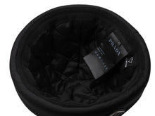 Load image into Gallery viewer, 極美品 PRADA プラダ ロゴプレート フィッシャーマン キャップ 帽子 2HC168 ナイロン ブラック シルバー金具 サイズXL 中古 4b004548