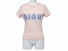 画像をギャラリービューアに読み込む, Christian Dior クリスチャンディオール ロゴプリント半袖Ｔシャツ 3P16155024 コットンピンク サイズ36 美品 中古 4b004549 