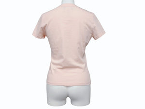 Christian Dior クリスチャンディオール ロゴプリント半袖Ｔシャツ 3P16155024 コットンピンク サイズ36 美品 中古 4b004549 