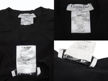 Load image into Gallery viewer, Christian Dior クリスチャンディオール J&#39;adore Dior Logo タンクトップ ガリアーノ期 3E16155302 コットン ブラック サイズ38 美品 中古 4b004561