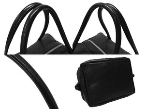 極美品 CHROME HEARTS クロムハーツ モニカ ハンドバッグ BSフレア ブラック シルバー金具 中古 4b004563