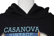 Load image into Gallery viewer, 新品同様品 HOUSEOFERROS ハウスオブエラー CASNAOVAVINTAGE カサノヴァヴィンテージ コラボ TOKYO パーカー ブラック サイズM 中古 4b004564