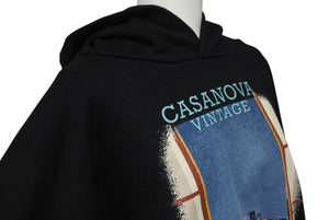 新品同様品 HOUSEOFERROS ハウスオブエラー CASNAOVA VINTAGE カサノヴァヴィンテージ コラボ TOKYO パーカー ブラック サイズM 中古 4b004565