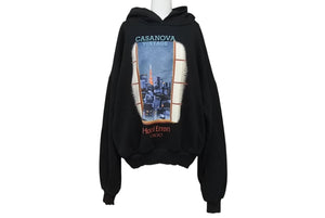 新品同様品 HOUSEOFERROS ハウスオブエラー CASNAOVA VINTAGE カサノヴァヴィンテージ コラボ TOKYO パーカー ブラック サイズM 中古 4b004566