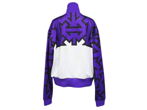 HOUSE OF ERRORS ハウスオブエラーズ ジャージ ワッペン ポリエステル スパンデックス パープル ブラック ホワイト サイズXS 美品 中古 4b004568