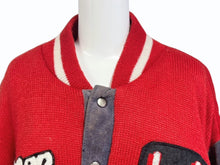 Load image into Gallery viewer, TROOP トゥループ スタジャン VINTAGE ヴィンテージ ワッペン LL COOL J 激レア レッド サイズL 美品 中古 4b004575