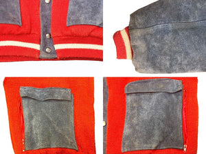 TROOP トゥループ スタジャン VINTAGE ヴィンテージ ワッペン LL COOL J 激レア レッド サイズL 美品 中古 4b004575