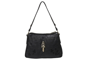 新品未使用 CHROME HEARTS クロムハーツ チキンナゲット スモール ワンショルダーバッグ ダガー CHクロス シルバー925 総柄 中古 4b004580