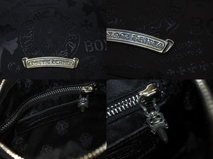 新品未使用 CHROME HEARTS クロムハーツ チキンナゲット スモール ワンショルダーバッグ ダガー CHクロス シルバー925 総柄 中古 4b004580