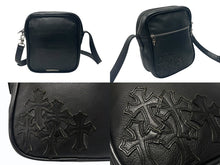 Load image into Gallery viewer, CHROME HEARTS クロムハーツ TAKA BAG タカ ショルダーバッグ セメタリークロスパッチ 5パッチ ダガージップ ガンスリンガー 美品 中古 4b004588