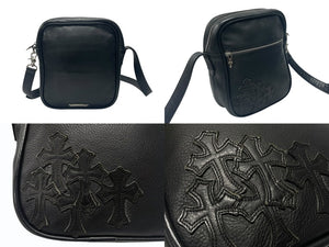 CHROME HEARTS クロムハーツ TAKA BAG タカ ショルダーバッグ セメタリークロスパッチ 5パッチ ダガージップ ガンスリンガー 美品 中古 4b004588