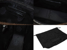 Load image into Gallery viewer, 極美品 CHROME HEARTS クロムハーツ The Night ザ ナイト ハンドバッグ セメタリークロスパッチ ダガージップ ブラック 中古 4b004589