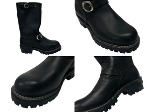 CHROME HEARTS クロムハーツ × ウエスコ WESCO BOSS ボス ガンスリンガー レザーエンジニアブーツ 美品 中古 4b004598