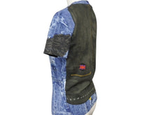 Load image into Gallery viewer, 極美品 Christian Dior クリスチャンディオール デニムプリント 半袖Tシャツ 1A12055021 サイズ40 トロンプルイユ ガリアーノ期 中古 4b007614