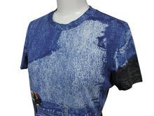 Load image into Gallery viewer, 極美品 Christian Dior クリスチャンディオール デニムプリント 半袖Tシャツ 1A12055021 サイズ40 トロンプルイユ ガリアーノ期 中古 4b007614