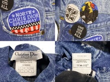 Load image into Gallery viewer, 極美品 Christian Dior クリスチャンディオール デニムプリント 半袖Tシャツ 1A12055021 サイズ40 トロンプルイユ ガリアーノ期 中古 4b007614