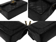 Load image into Gallery viewer, 極美品 CHANEL シャネル ミニマトラッセ 17 チェーンショルダーバッグ 2番台 ラムスキン ココマーク ブラック 中古 4b004615