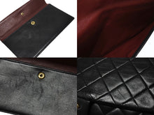 Load image into Gallery viewer, 極美品 CHANEL シャネル マトラッセ27 Sフラップ Wチェーンショルダーバッグ 1番台 ラムスキン ココマーク ブラック ポーチ付き 中古 4b004620