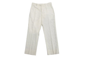 新品同様 Christian Dior COUTURE クリスチャンディオール クチュール スラックス トラウザーズ 393C101B5845 サイズ44 アイボリー 中古 4b004621