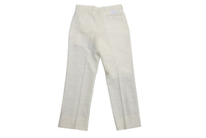 新品同様 Christian Dior COUTURE クリスチャンディオール クチュール スラックス トラウザーズ 393C101B5845 サイズ44 アイボリー 中古 4b004621