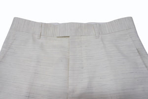 新品同様 Christian Dior COUTURE クリスチャンディオール クチュール スラックス トラウザーズ 393C101B5845 サイズ44 アイボリー 中古 4b004621