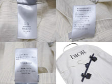 Load image into Gallery viewer, 新品未使用 Christian Dior クリスチャンディオール プリーツ ロングスカート 393C902A5845 サイズU ウール リネン アイボリー 中古 4b004622