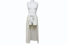 Load image into Gallery viewer, 新品未使用 Christian Dior クリスチャンディオール プリーツ ロングスカート 393C902A5845 サイズU ウール リネン アイボリー 中古 4b004622