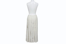 Load image into Gallery viewer, 新品未使用 Christian Dior クリスチャンディオール プリーツ ロングスカート 393C902A5845 サイズU ウール リネン アイボリー 中古 4b004622