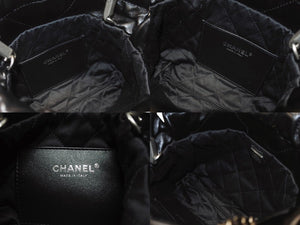 極美品 CHANEL シャネル シャネル22 ミニ チェーンショルダーバッグ AS3980 ランダム番台 カーフスキン ブラック 中古 4c069520