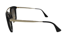 Load image into Gallery viewer, PRADA プラダ サングラス サイドロゴ SPR AB-0A7 ブラック ゴールド サイズ49□26 美品 中古 4b004631