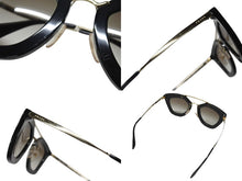 Load image into Gallery viewer, PRADA プラダ サングラス サイドロゴ SPR AB-0A7 ブラック ゴールド サイズ49□26 美品 中古 4b004631
