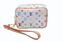 画像をギャラリービューアに読み込む, 極美品 LOUIS VUITTON ルイヴィトン トゥルース ワピティ ポーチ M58033 モノグラム マルチカラー ホワイト 村上隆 中古 4b004637