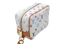 画像をギャラリービューアに読み込む, 極美品 LOUIS VUITTON ルイヴィトン トゥルース ワピティ ポーチ M58033 モノグラム マルチカラー ホワイト 村上隆 中古 4b004637