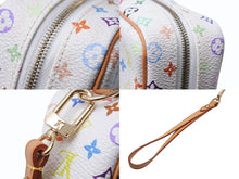 画像をギャラリービューアに読み込む, 極美品 LOUIS VUITTON ルイヴィトン トゥルース ワピティ ポーチ M58033 モノグラム マルチカラー ホワイト 村上隆 中古 4b004637