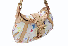 Load image into Gallery viewer, 新品同様 LOUIS VUITTON ルイヴィトン テダPM ハンドバッグ モノグラム 村上隆 ブロン M92348 マルチカラー ホワイト 中古 4b004639