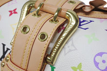 Load image into Gallery viewer, 新品同様 LOUIS VUITTON ルイヴィトン テダPM ハンドバッグ モノグラム 村上隆 ブロン M92348 マルチカラー ホワイト 中古 4b004639