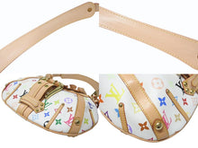 Load image into Gallery viewer, 新品同様 LOUIS VUITTON ルイヴィトン テダPM ハンドバッグ モノグラム 村上隆 ブロン M92348 マルチカラー ホワイト 中古 4b004639