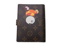 画像をギャラリービューアに読み込む, LOUIS VUITTON ルイヴィトン 手帳カバー アジェンダPM モノグラムパンダ 村上隆 R20011 ブラウン マルチカラー 美品 中古 4b004640