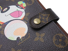 画像をギャラリービューアに読み込む, LOUIS VUITTON ルイヴィトン 手帳カバー アジェンダPM モノグラムパンダ 村上隆 R20011 ブラウン マルチカラー 美品 中古 4b004640